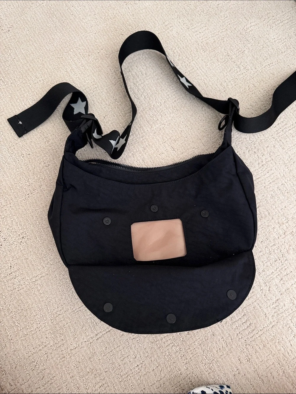 City Mouse Black Park Crossbody Bag